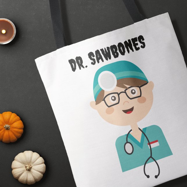 Doctor - Physician Halloween Trick Treat Tote Bag (Creator Uploaded)