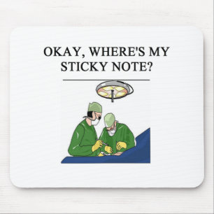 doctor physician surgeon joke mouse pad