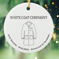 Doctor Physician White Coat Ceremony Monogrammed