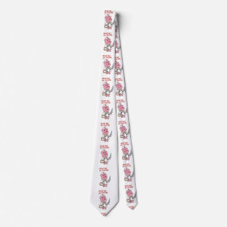Doctor pig with syringe in hand | choose back colo tie