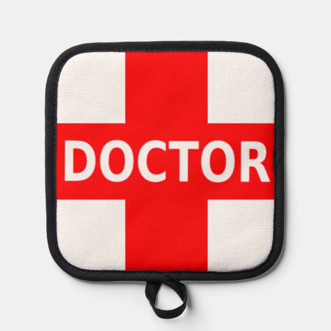 Doctor Pot Holder (Front)