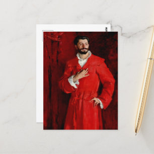Doctor Pozzi at Home by John Singer Sargent Postcard