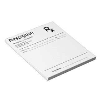 Doctor Prescription Notepad – Editable Doctor RX