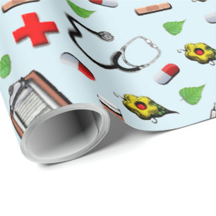 Doctor Retirement Gift Wrapping Paper