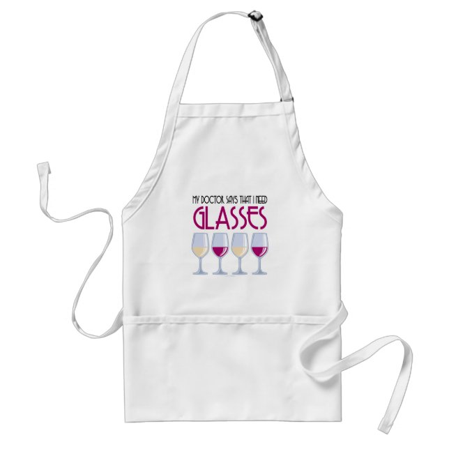 Doctor Says I Need Glasses Standard Apron (Front)