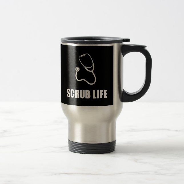Doctor Scrub Life Funny Travel Mug (Right)