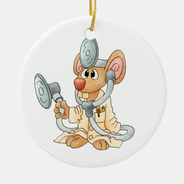 Doctor - SRF Ceramic Tree Decoration (Front)