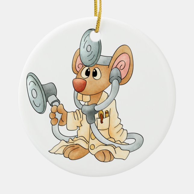 Doctor - SRF Ceramic Tree Decoration (Front)
