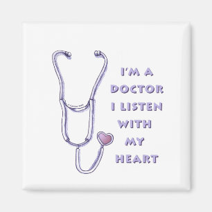 Doctor Stethoscope Heart magnet