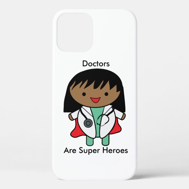 Doctor Super Hero Black Female Personalise Case-Mate iPhone Case (Back)
