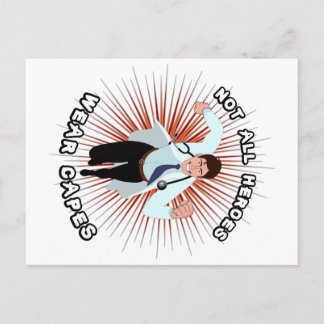 Doctor superhero: Not all heroes wear capes Postcard