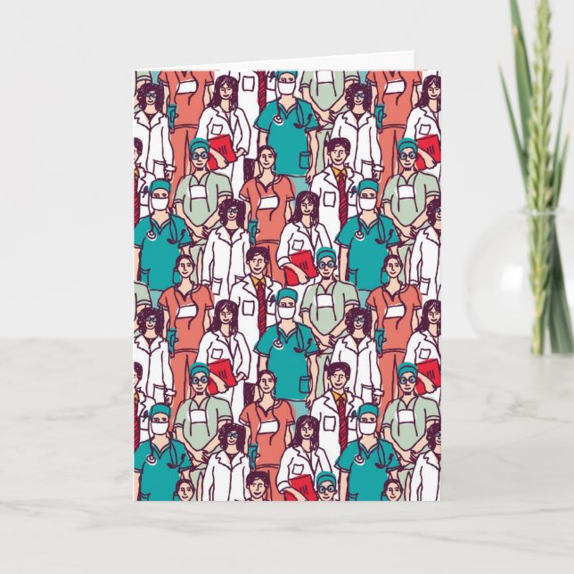 Doctor & Surgeon Pattern Card (Front)