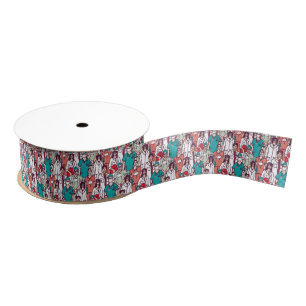 Doctor & Surgeon Pattern Grosgrain Ribbon