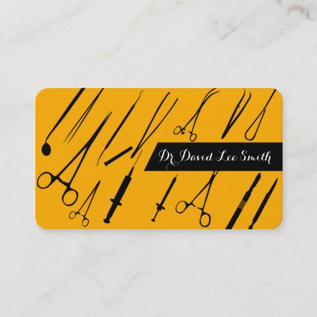 Doctor / Surgeon / Surgeon assistant Business Card (Front)