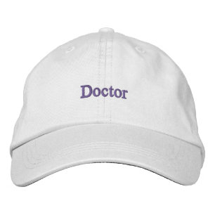 Doctor Text Embroider Cotton Hat Professional Cap