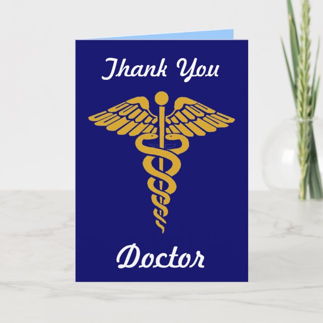 Doctor Thank You Card (Front)