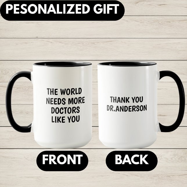 Doctor Thank you Gift, Personalised Doctor Mug (Creator Uploaded)