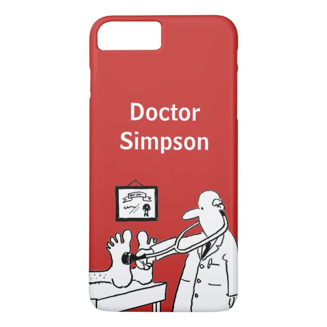 Doctor Theme Cartoon Case-Mate iPhone Case (Back)