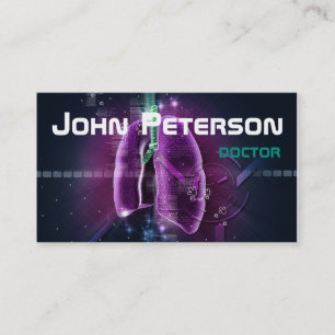 Doctor Therapist Pulmonologist Physician Red Card