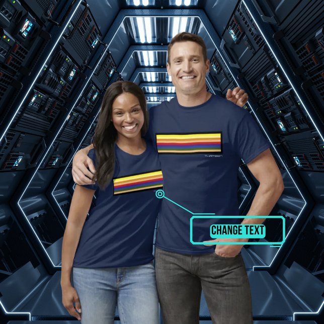 Doctor Thirteen Inspired Rainbow T-Shirt (A subtle nod to our favorite Doctor.)