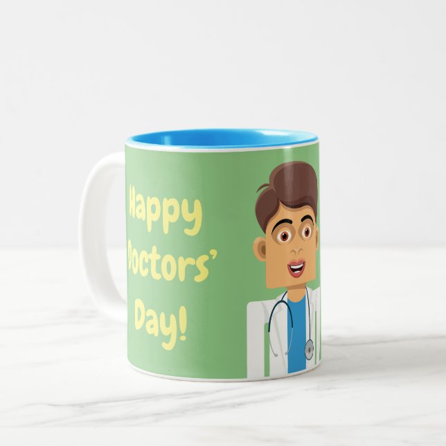 Doctor Two-Tone Coffee Mug (Front Left)