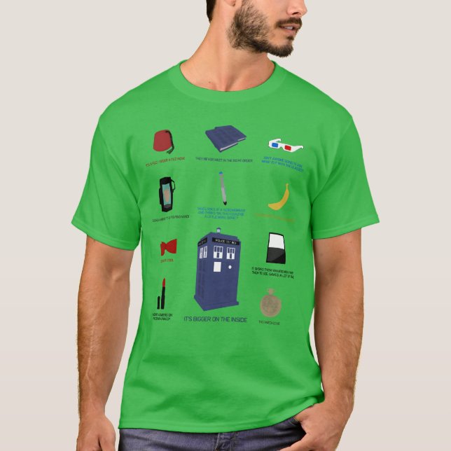 Doctor Who Items gift T-Shirt (Front)