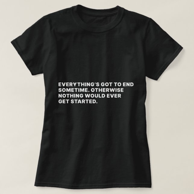Doctor Who Quote    T-Shirt (Design Front)