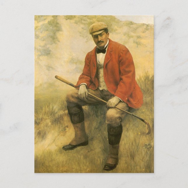 Doctor William Laidlaw Purves Portrait by Collier Postcard (Front)