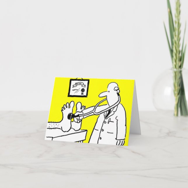 Doctor with Stethoscope Card (Front)