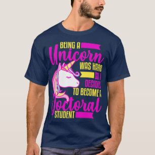 Doctoral Phd Student Funny Unicorn Psyd Hoodie Psy T-Shirt