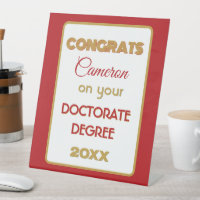 Doctorate Degree Congrats! Personalised 