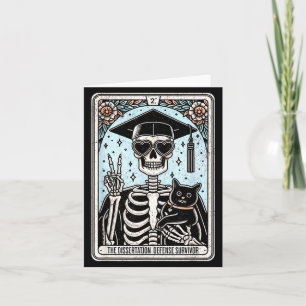 Doctorate Dissertation Phd Grad Tarot Illustration Card