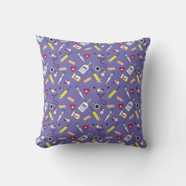 Doctor's and Nurse's Supplies Cute Cushion (Front)