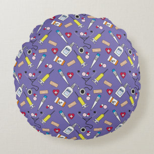 Doctor's and Nurse's Supplies Cute Round Cushion
