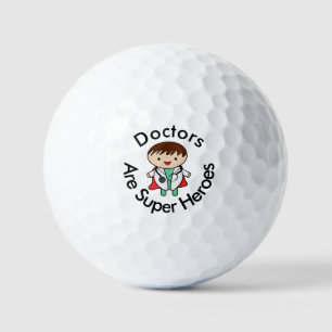 Doctors Are Super Heroes Golf Balls