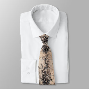 Doctors Art Anatomy by Leonardo da Vinci Tie