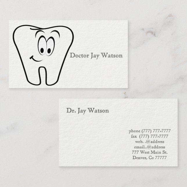 Doctors Business Card (Front/Back)