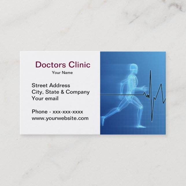 Doctors Clinic Business Card (Front)