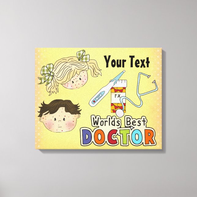 Doctor's gift Wrapped Canvas (Front)