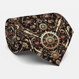 Doctor's Neck Tie   Steampunk Medical Office Tie
