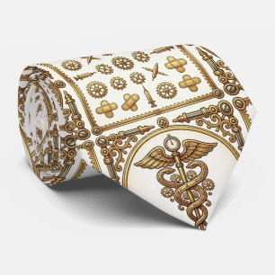 Doctor's Neck Tie   Steampunk Medical Office Tie