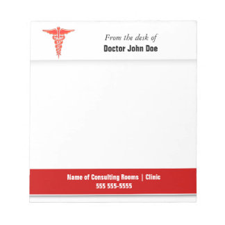 Doctors nurses prescription hospital | Personalise Notepad
