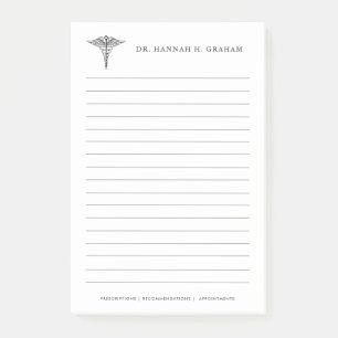 Doctor's Office Customisable Lined Post-it Notes
