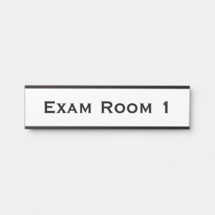 Doctor's Office Dentist Exam Room Door Sign