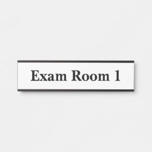 Doctor's Office Dentist Exam Room Door Sign