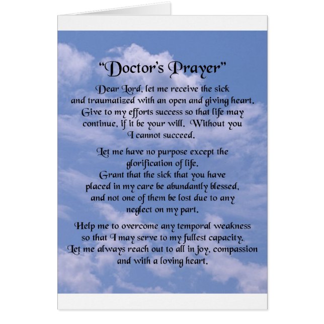 doctors prayer (Front)