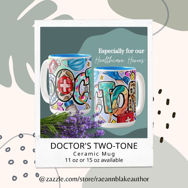 Doctor's Two-Tone Ceramic Mug (Creator Uploaded)