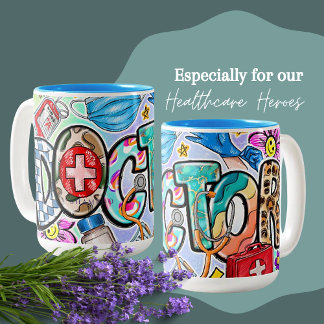 Doctor's Two-Tone Ceramic Mug