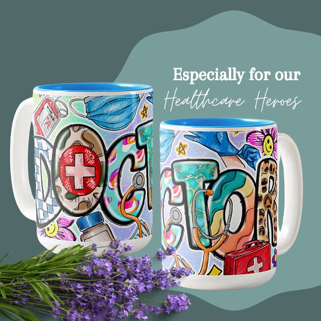 Doctor's Two-Tone Ceramic Mug (Creator Uploaded)