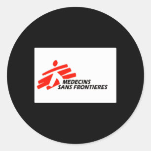 Doctors Without Borders Flag Classic Round Sticker